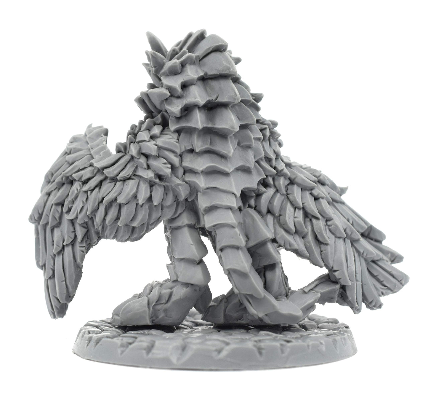 Stonehaven Miniatures Dire Owl Miniature Figure, 100% Urethane Resin - 66Mm Tall - (For 28Mm Scale Table Top War Games) - Made In Usa