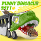 Dinosaur Toys for Kids Age 3-5 5-7, 17 Inch Big Dinosaur Truck with Sounds & Lights & Spray for Boy, Dinosaur Truck Carrier with