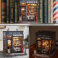 Endless Limit Book Nook Kit - 3D Wooden Puzzle  DIY Miniature House Dollhouse Kit for mature-themed and Teens Book Nook Decor  DIY mature-themed Craft Gifts for Family and Friends (John's Hair Salon)