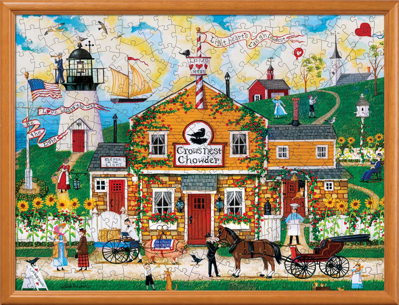 Masterpieces 300 Piece Ez Grip Jigsaw Puzzle - Crow'S Nest Chowder - 18''X24''