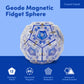 Speks Geode Magnetic Fidget Toy | Sensory Desk Toy for mature-themeds & Teens 14+ | Stress Relief Gift | Sphere  Cobalt