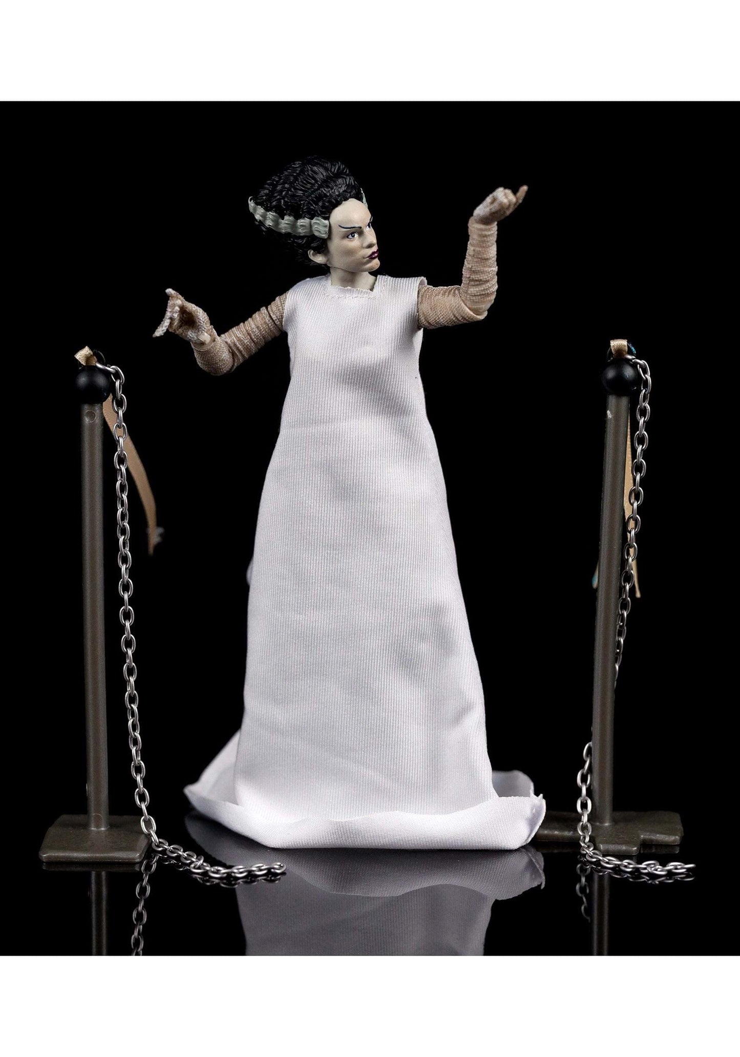 Jada Toys Universal Monsters 6'' Bride Of Frankenstein Action Figure, Toys For Kids And Adults, Black
