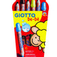 GIOTTO be-b Super Large Pencil Set of 6 Assorted Colours, Super Washable, Suitable for Ages 2+