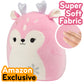 Squishmallows 10-Inch Falala The Easter Deer Plush - Soft Pink Fawn Stuffed Animal Toy - Collectible Gift for Kids, Girls & Boys