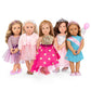 Our Generation Sarah Girl Doll – Princess Themed 18-Inch Fashion Doll With Tiara And Sparkly Dress – Includes 4 Piece Clothing Set