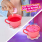 Itty Bitty Prettys Tea Party Surprise Teacup Dolls Playset (Series 1) By Zuru Toys For Girls (Over 25 Surprises) - Rocker And Unicorn, Pink Large Tea Cup