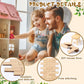 Sintuff 200 Pcs Beige Miniature Dollhouse Flooring Mini DIY Wooden Dollhouse Floor Boards 1:12 Scale Doll House Accessories for Model Decor