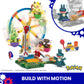 Mega Pok  Mon Building Toys Set Ferris Wheel Fun With 393 Pieces, 4 Poseable Characters, 5+ Inches Tall, For Kids