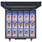 D Dacckit Toploader Storage Box With Card Dividers For 1200 3'' X 4'' 35Pt Rigid Card Holders For Trading Cards & Sports Cards C