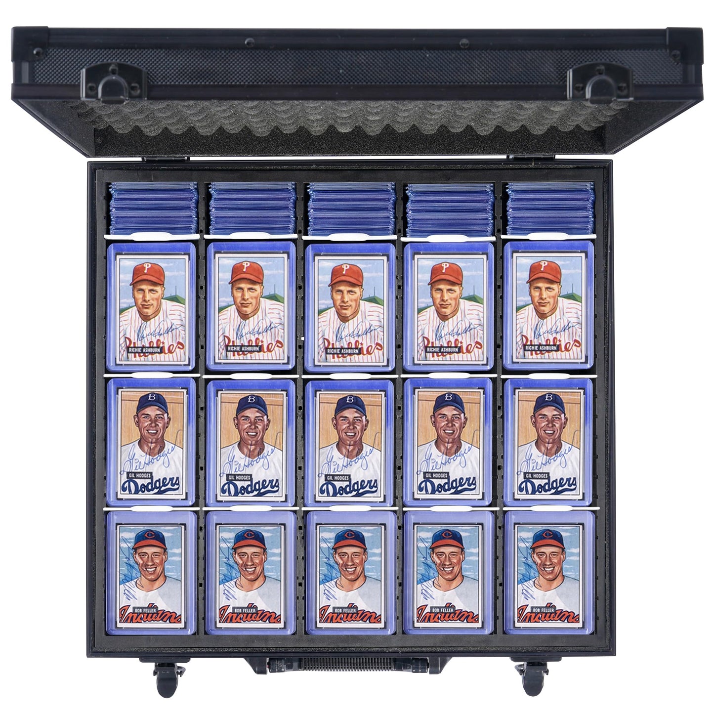 D Dacckit Toploader Storage Box With Card Dividers For 1200 3'' X 4'' 35Pt Rigid Card Holders For Trading Cards & Sports Cards C