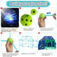 160Pcs Kids Fort Building Kit Glow In The Dark Build A Fort With Blanket Stem Educational Toys For 4 5 6 7 8 9 10 11 12 Years Bo