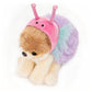Gund Boo, The Worlds Cutest Dog, Itty Bitty Boo Snail #60, Stuffed Animal Plushie, Spring Decor, Pink And Blue, 5