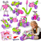 Stem Toys For 4 5 6 7 8+ Year Old Girl Birthday Gifts Pink Educational Building Toys For Kids Ages 4-8 5-7 8-10 Stem Activities Construction Toy For Girls 4-6 6-8 Creative Games Easter Idea Gift