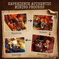 FUNWHOLE Wild West Gold Mine Lighting Building-Bricks Set - Western Prospectors Dig Entrance 658 Pcs Mining Playset for mature-themeds and West Lovers