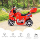 HONEY JOY Kids Motorcycle, 6V Electric Motorcycle for Kids, LED Headlights, Music, Pedal, Storage Trunk, Horn, 3-Wheeler Ride On
