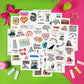 Bulbacraft Psychology Stickers (100Pcs), Funny Vinyl Decals For Laptop, Therapy Gifts, Psychologist Stickers For Women & Men, Wa