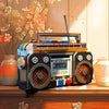 Iixeal Retro Radio Recorder Building Blocks Brick Kits, Boys Radio Model Collectible Building Toys Set, Creative Gift For Adults