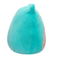 Squishmallows Sqcr05383 7.5-Inch-Robert The Aqua Frog With Floral Belly, Multicolour