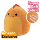Squishmallows Original 10-Inch Onel The Snake Plush Toy - Orange, Soft & Squishy Stuffed Animal for Kids - Model SQCR04647