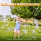 Joyin Big Bubble Wands Set Bulk For Kids Summer Outdoor Activity Party Favors, 18 Pcs Giant Bubble Maker With Tray, 12' Large, 6 Pcs Solution Suitable For All Age People