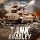 dOvOb Military M2 Bradley Tank Building Set - 1350 PCS Plastic Model Toy for Adults & Kids - Large Assorted Colors