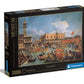 Clementoni - Museum Collection-Canaletto, Return Of Bucentaur At The Molo On Ascension Day-1000 Adult Pieces, Art, Puzzle Paintings, Famous Paintings, Made In Italy, Multicoloured, 39764