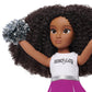 Just Play Hbcyou Cheer Captain Alyssa 18-Inch Doll & Accessories, Curly Hair, Medium Brown Skin Tone, Designed And Developed By Purpose Toys