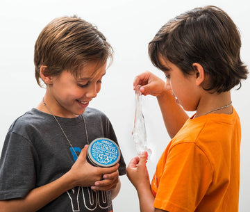 Ja-Ru Lab Putty Clear Slime Fidget Putty With Tin Case (1 Unit) Bouncing Sensory Putty For Kids. Non Sticky Slime Party Favors For Kids. Stress Relief Anger Management Toys. 9577-1A