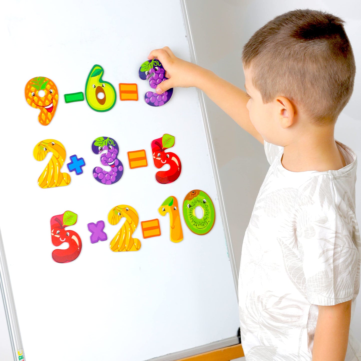 Magnetic Numbers For Whiteboard - Fridge Magnets For Toddlers - Preschool Learning Activities Kids Magnets Refrigerator Magnets