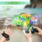 Amphibious RC Car with Lights for Kids 6-12 Year Old,2.4 GHz Remote Control Boat RC Monster Truck 4WD Vehicle Gifts,Waterproof H