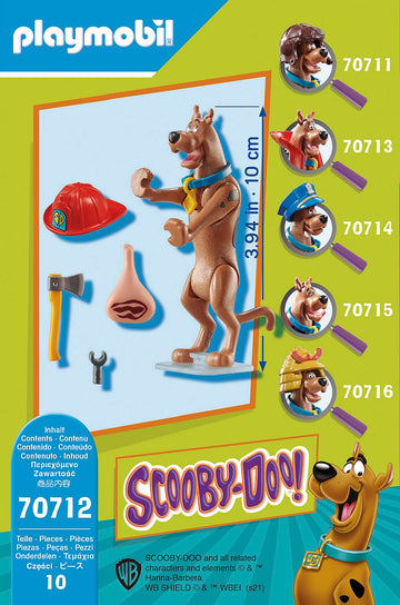 Playmobil - Scooby-Doo! Collectible Firefighter Figure
