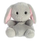 Aurora Adorable Palm Pals Pebbles Bunny Stuffed Animal - Pocket-Sized Play - Collectable Fun - Grey 5 Inches