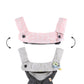 enhanced Drool and Teething Reversible Cotton Pad | Fits Ergobaby Four Position 360 + Most Baby Carrier | Pink Herringbone Design | Hypoallergenic | Great Baby Girl Shower Gift by Mila Millie