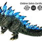Twcare Godzilla Vs. Kong Mega Toy Action Figure: King Of The Monsters, Movie Series Movable Joints Soft Vinyl, Travel Bag