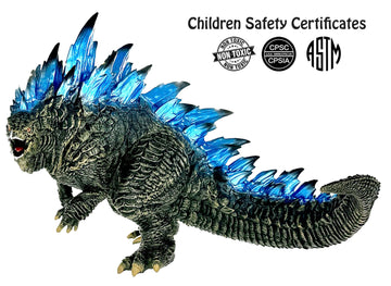 Twcare Godzilla Vs. Kong Mega Toy Action Figure: King Of The Monsters, Movie Series Movable Joints Soft Vinyl, Travel Bag