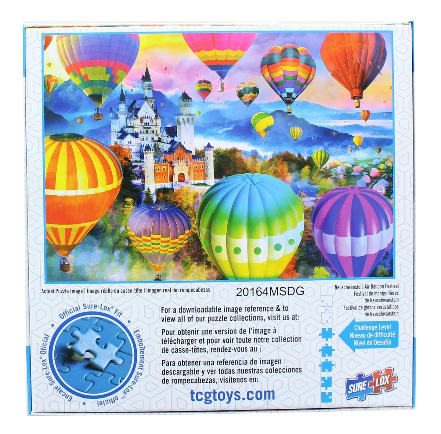 Neuschwanstein Air Balloon Festival 1000 Piece Puzzle