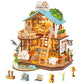 Robotime Diy Miniature House Kit, Mini Wooden Dollhouse Diorama Model, Tiny House Building Kits,Birthday Christmas Craft Hobbies