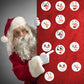 800 Pcs Christmas Snowman Stickers Roll Winter Snowman Stickers Cute Round Circle Stickers for Christmas Party Decoration