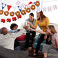 Tatuo 6 Pieces Baseball Banner Party Decorations Baseball Paper Garland Pennant Bunting Flag Decor For Sports Theme Birthday Party Supplies