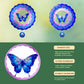 Butterfly Wind Spinners Outdoor,12 Inch Butterfly Gifts For Women Mom Grandma Wife,3D Butterflies Decorations Wind Spinners For
