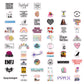 Bulbacraft Psychology Stickers (100Pcs), Funny Vinyl Decals For Laptop, Therapy Gifts, Psychologist Stickers For Women & Men, Wa