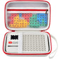 Case Compatible With Giiker Super Blocks Puzzle Game, Super Slide Brain Teaser Puzzle Holder, Organizer Storage Bag For Electronic Brain Game Console & Puzzles For Kids Boys And Girls -Box Only-White