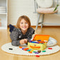 PLUS PLUS Building Set - Open-Ended STEM Toy with 70 Interlocking Pieces, Plastic, Basic Color, Model 03274