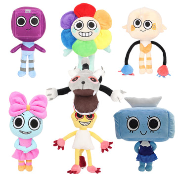 Collect All 7! Dandy'S World Plush, Dandy World Tisha Plush Toys For Fans And Friends(7Pcs)
