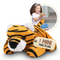 Forest & Twelfth 4' Stuffed Tiger, Single Mini Stuffed Animal Plush Toy For Kids, Jungle Party Favors And Goody Bags, Classroom Treasure Box Prizes, Stocking Stuffers (Tiger)