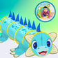 W&O Dash The Dinosaur Kids Tunnel - Extra Long 5Ft Play Tunnel For Toddlers With Innovative Hide N’ Seek Doors, Stable Frame And Padded Interior - Toddler Tunnel - Baby Tunnel - Dog Tunnel