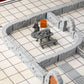 Dungeon Walls 40Pcs 28Mm Miniature Rpg Terrain Modular System Dnd Building Accessories For Tabletop Role Playing Scenes, Gift Of