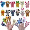 12 Pcs Finger Puppets Set Mini Stuffed Animals Finger Puppet For Storytelling Playing Teaching Shows Playtime Schools Birthday Party Favor Supplies