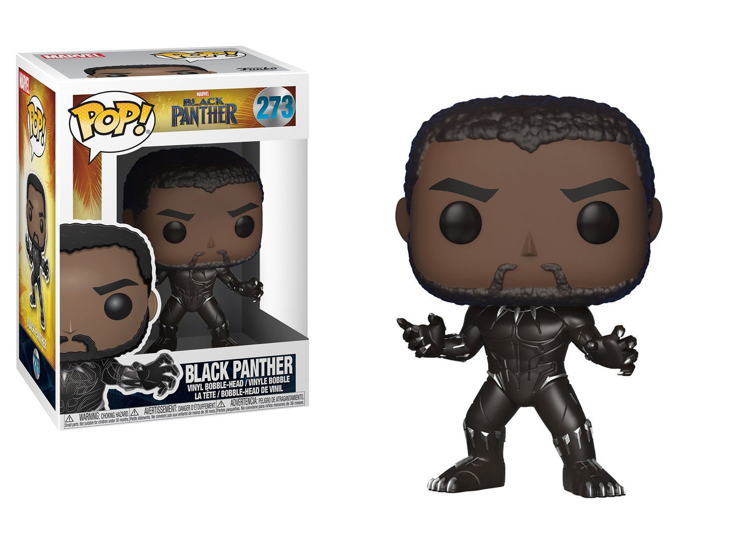 Funko POP! Black Panther Collectible Figure - 2.5" Vinyl, Multicolor, Model 23129, Styles May Vary