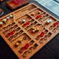Smonex 5 Wood Player Boards Compatible With Terraforming Mars Board Game - Gaming Organization With Player Trays Suitable For Al